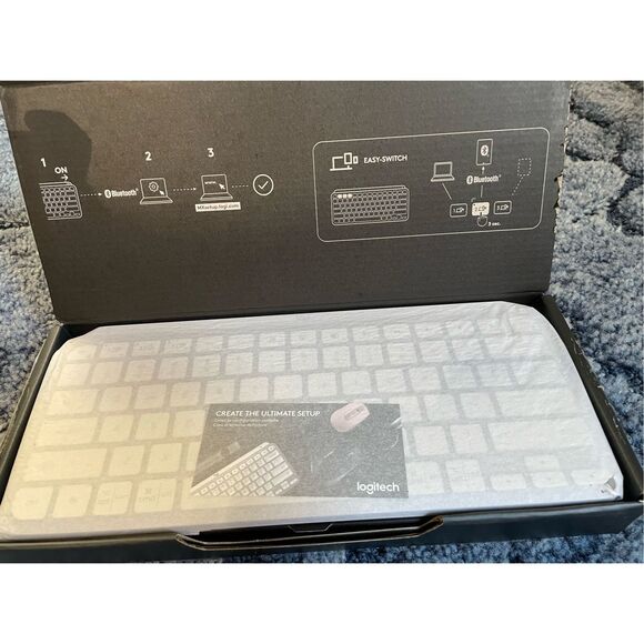 Logitech MX Keys Mini Wireless Bluetooth Keyboard for PC MAC Grey 920-010473 - Picture 1 of 8